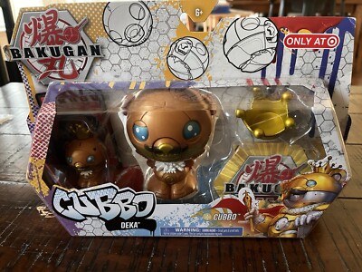Bakugan Gold King Cubbo Deka Pack Jumbo Collectible Transforming Figure