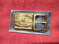NIP Vintage 1959-60 American Bowling Congress Most Improved Brass Belt Buckle