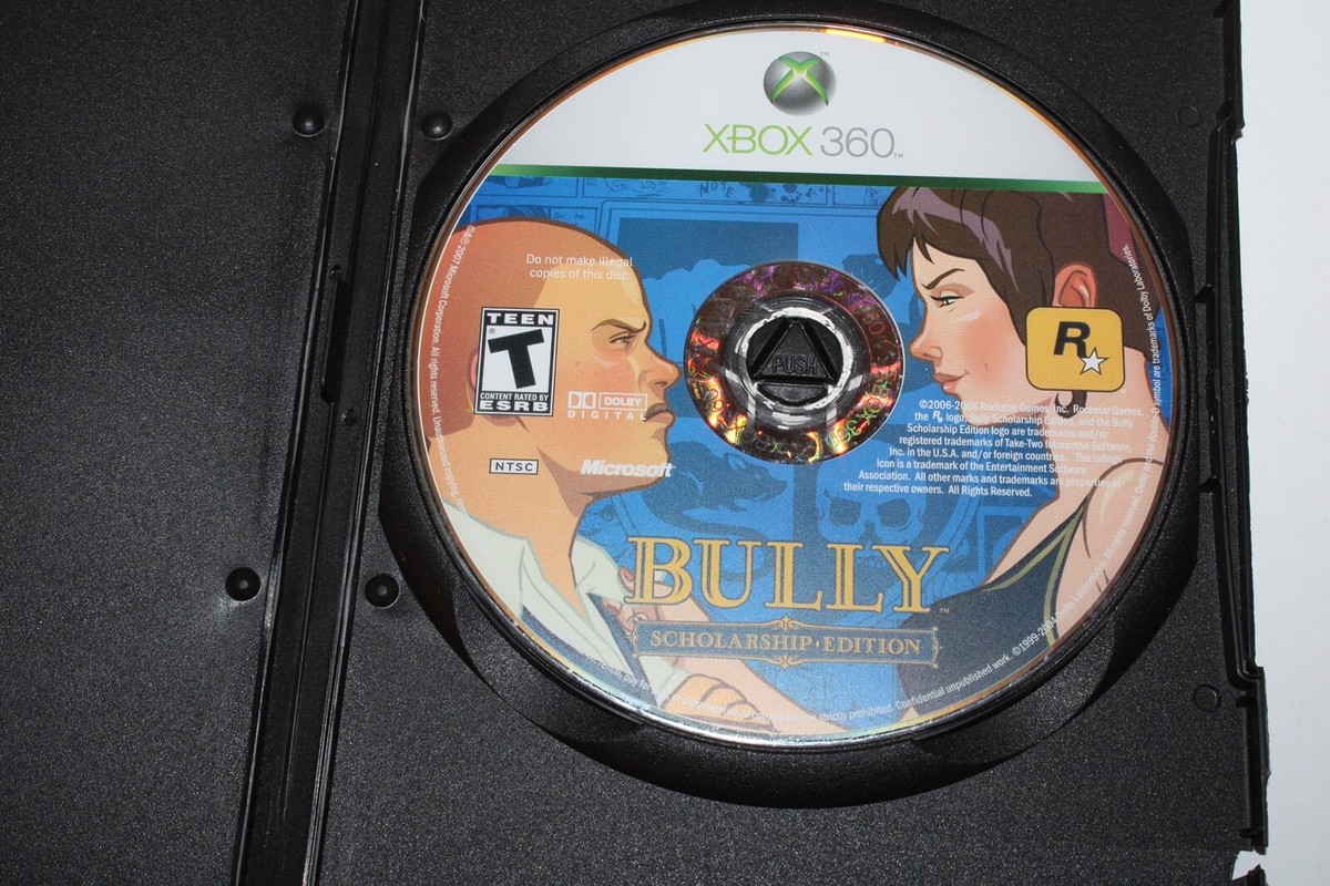 Bully Scholarship Edition (Microsoft Xbox 360, 2008) DISC Bully Scholarship Edition (Microsoft Xbox 360, 2008) DISC
