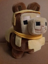 Minecraft Llama Plushie Jinx Mojang Yellow 8" Stuffed Animal Brown