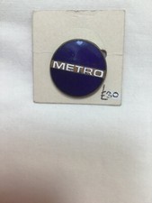 METRO *Company Car* Reps vitreous (Manhattan) enamel lapel brooch-pin badge.