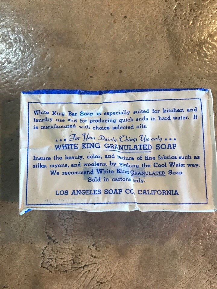 Antique White King Laundry Soap eBay