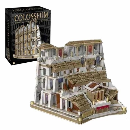 NEW USA Rome Colosseum 2900PC LED Building Block Set W/Box & 75+ BONUS FIGURES - Picture 8 of 24