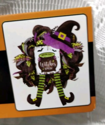 Halloween WITCH WREATH ATTACHMENT KIT crafts felt tulle DIY Greenbrier NEW