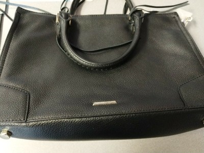 regan satchel tote black