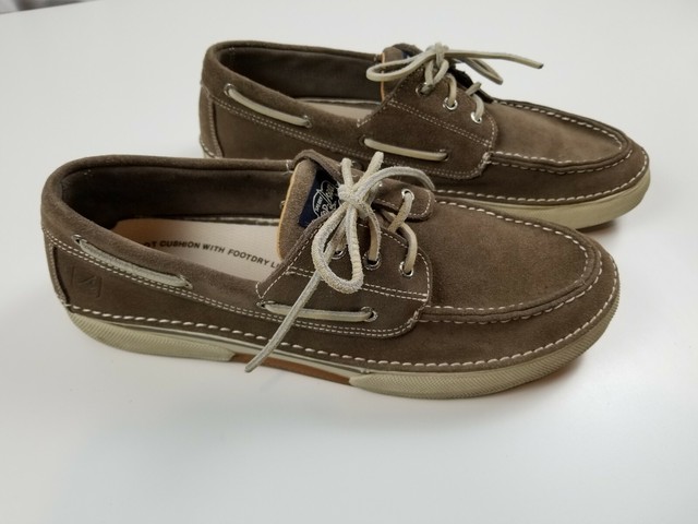 men's sperry suede boat shoes