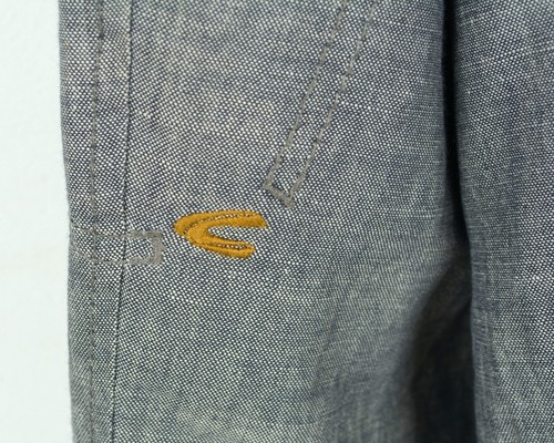 Camel Active Hombre Ru 42 US Blazer Eu 52 Chaqueta Sport Abrigo Gris Lino Cotton - Imagen 7 de 9
