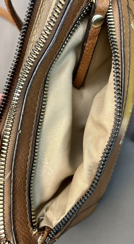 Womens Purse - Gussaci Crossbody in Brown - Picture 5 of 8