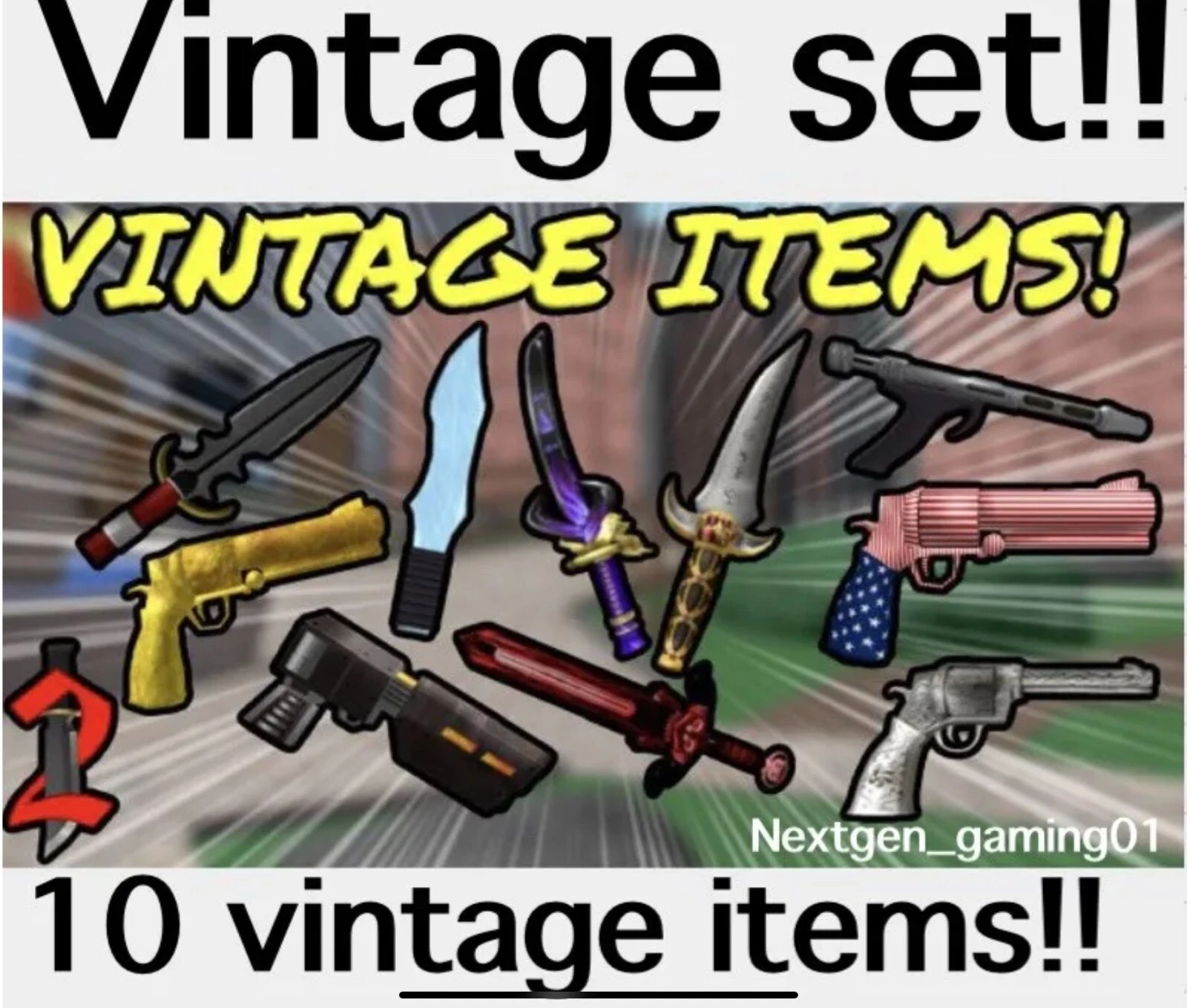 vintage set