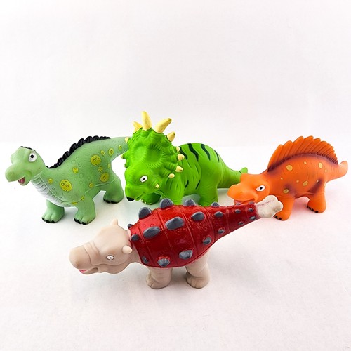 No Hole Dinosaur Bath Toys Toddler Bathtub Pool Lot of 4