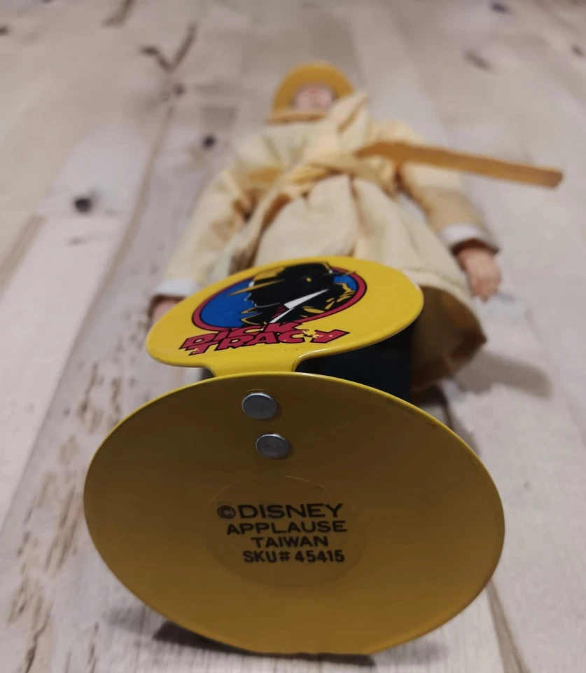 Muñeca Dick Tracy 10" Aplausos Vintage Disney Años 90 Juguete Figura de Acción Peluche Foto 4 de 4