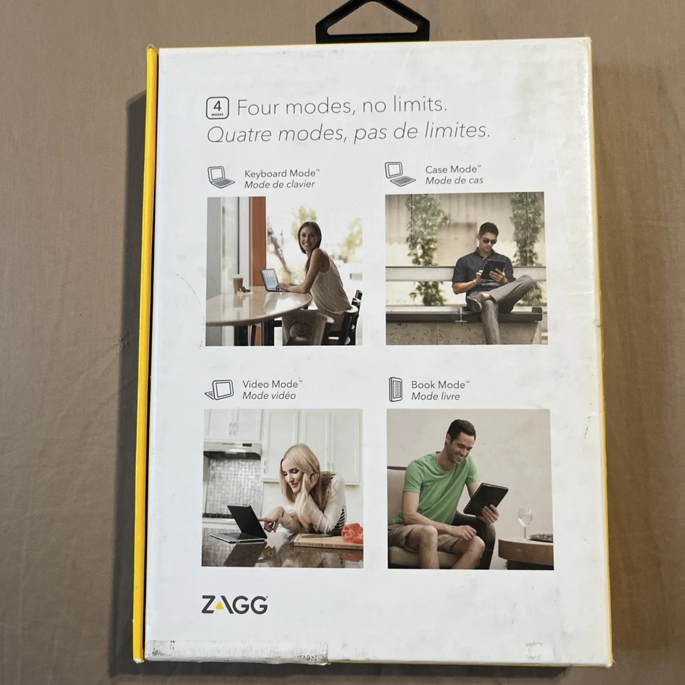 Zagg Slim Book iPad Pro 9.7" Teclado Inalámbrico Retroiluminado Folio Estuche Desmontable Foto 2 de 4