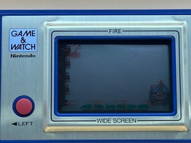 Nintendo Game & Watch FIRE Wide Screen FR-27 1981 New Old Stock