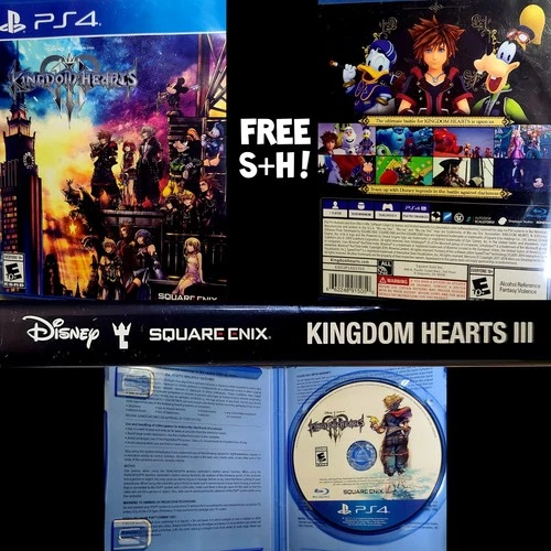 Kingdom Hearts 3 III PS4 (Sony PlayStation 4) FREE S+H !