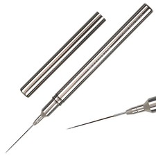 MOLILON Metallic Nail Art Pen & Liner Brush Set, UV Gel Brushes (25mm) 