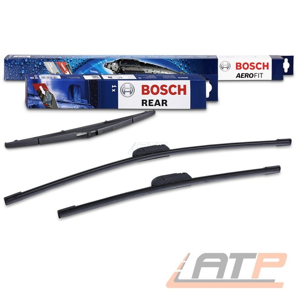 Bosch Aerofit Scheibenwischer AF552 +Heckwischer H317 FÜR Hyundai I10-image