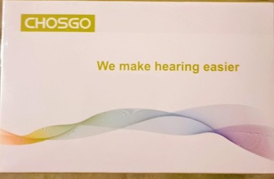 CHOSGO K419R OTC Hearing Aid Amplifier Rechargeable ITC In-The-Canal 8 Settings