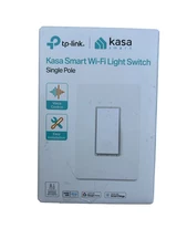 Tp-Link Kasa Smart Light Switch HS200, Single Pole, Needs Neutral Wire, 2.4GHz W