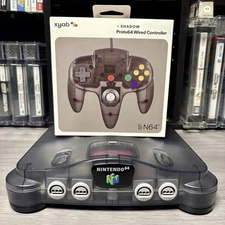 N64 Console Launch Edition Smoke Grey Console W Brand New XYAB Smoke Controller