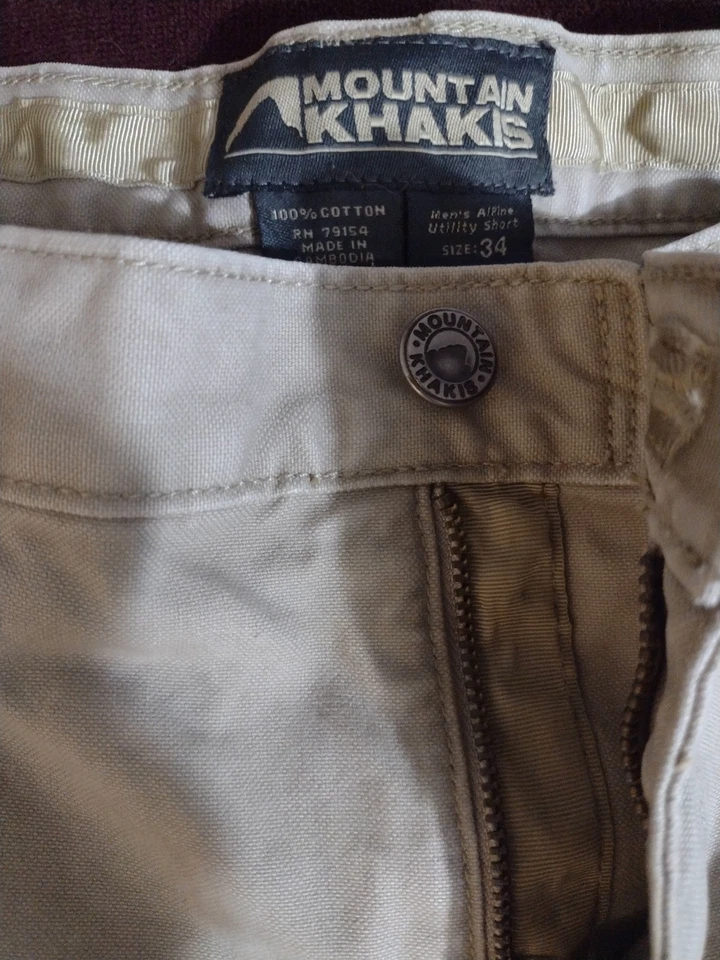 Mountain Khakis 短裤男式高山实用排序尺寸...34 — 第 2/4 张图片