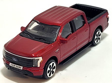 FORD F-150 LIGHTNING RED FREE PERSONALISED PLATES Diecast Model Car Present Gift