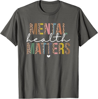 Mental Health Matters Human Brain Illness Awareness Unisex T-Shirt