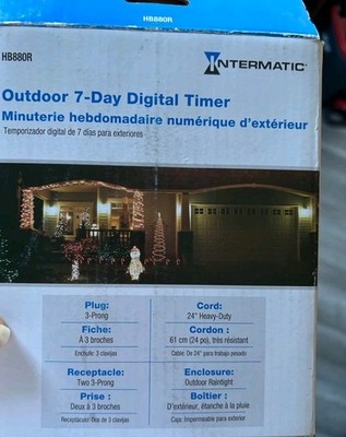 Intermatic HB880R Digital Timer - Black