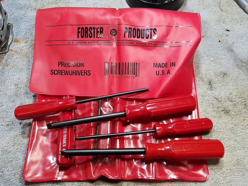 TOOLS クワッド　 フィン スタンダード　箱無し Forster Products Gunsmith 8-Screwdriver Set - 001201 Hollow Ground