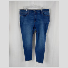 J. Crew Women's Jeans Size 35 Mid-Rise Skinny Stretch Medium Wash Comfort NWT