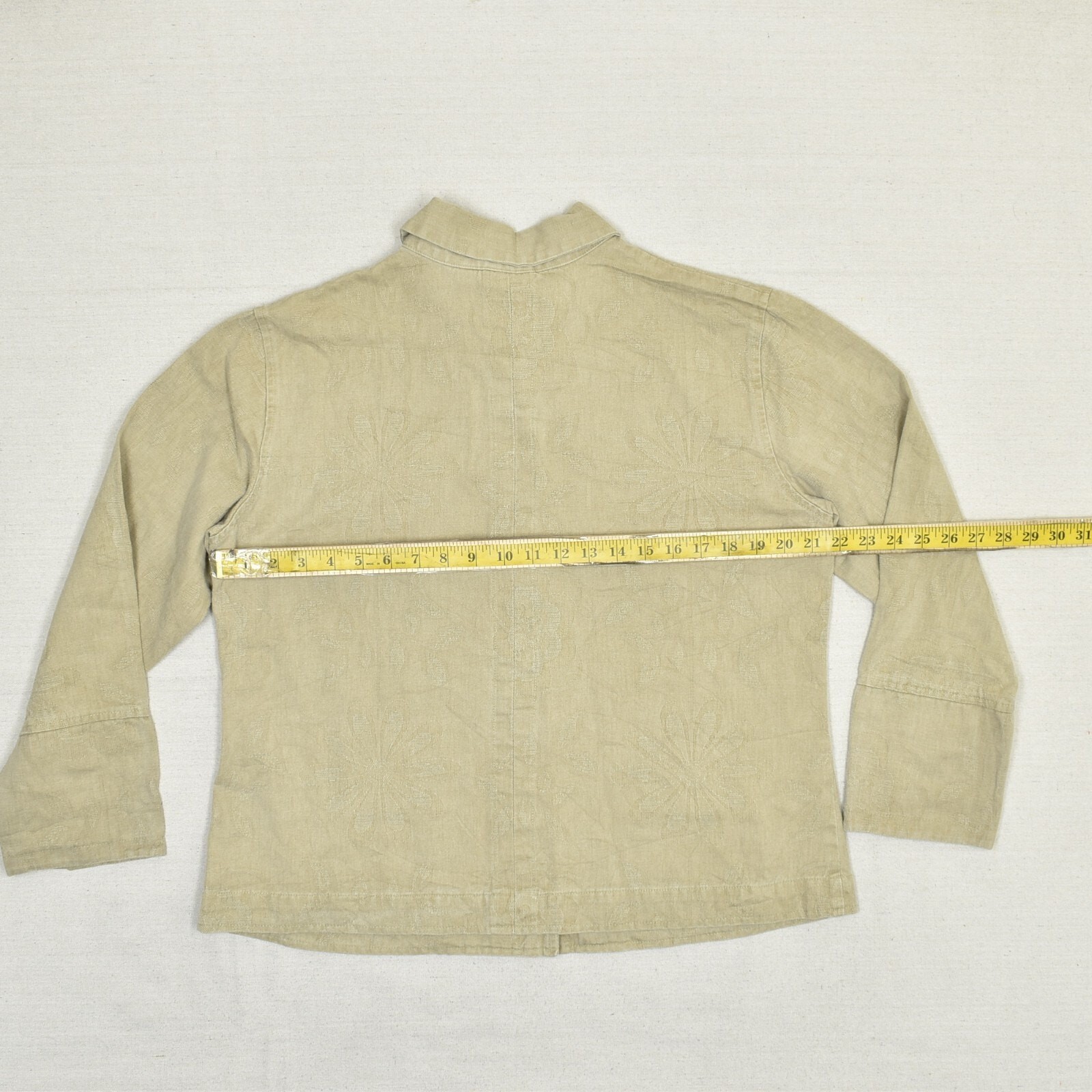 Chico's Women's Button Blazer Jacket Solid 100% C… - image 4