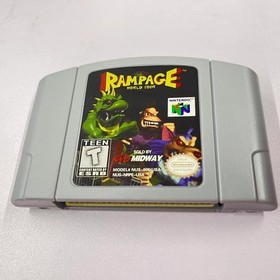 Rampage World Tour - Nintendo 64 (N64) Hard to find Perfect addition