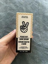 Peace Out Skincare Acne Serum Net Wt. 1 fl oz (30ml) New Sealed