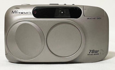 Minolta Riva Zoom 70W 35mm Film Camera Point and Shoot Item From Japan