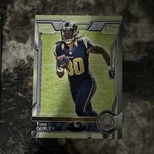 Topps 2015 Topps Todd Gurley St. Louis Rams NFL Rookie Card #422 Ball R Hand. rookie card picture