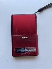 Nikon Coolpix S80 14.1MP Compact Digital Camera Untested For Parts or Repair