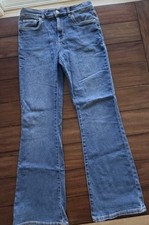 Girls Levis Jeans 726 Flare Blue High Rise Stretch Size 12