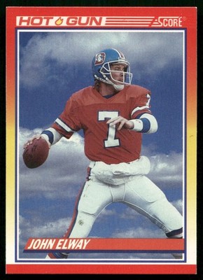 John Elway - 1990 Score Football - Hot Gun #564