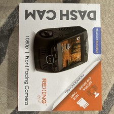 REXING V1 FHD 1080P DASH CAM WITH 170  WIDE ANGLE, G-SENSOR. 32GB CARD INCLUDED
