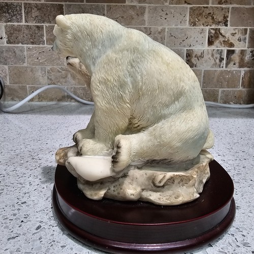 Colección Rubí DE COLECCIÓN - FIGURA ESCULTURA OSOS POLARES Mamá y Bebé Cachorro 5.5" - Imagen 9 de 18