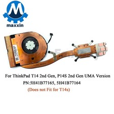 New CPU Fan Heatsink for Lenovo ThinkPad T14 2nd Gen P14S 2nd Gen Intel 5H41B771