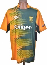 SOUTH AFRICA 2015/2016 PROTEAS TWENTY20 (T20I) CRICKET TEAM SHIRT NEW BALANCE L