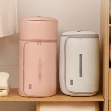 Compressible Cylindrical Quilt Bag Clothes Bag Home Large Capacity Storage Bag