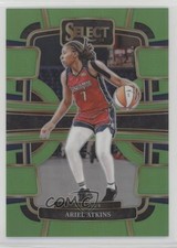 2024 Panini Select WNBA Concourse Neon Green Prizm 73/75 Ariel Atkins #64 5l1