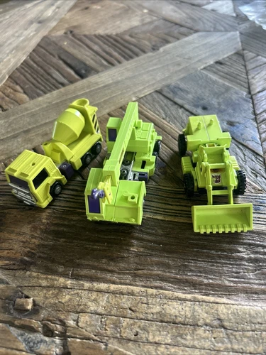 Vintage 1984 Takara G1 Transformers DEVASTATOR Construction Figures *SET OF 3*