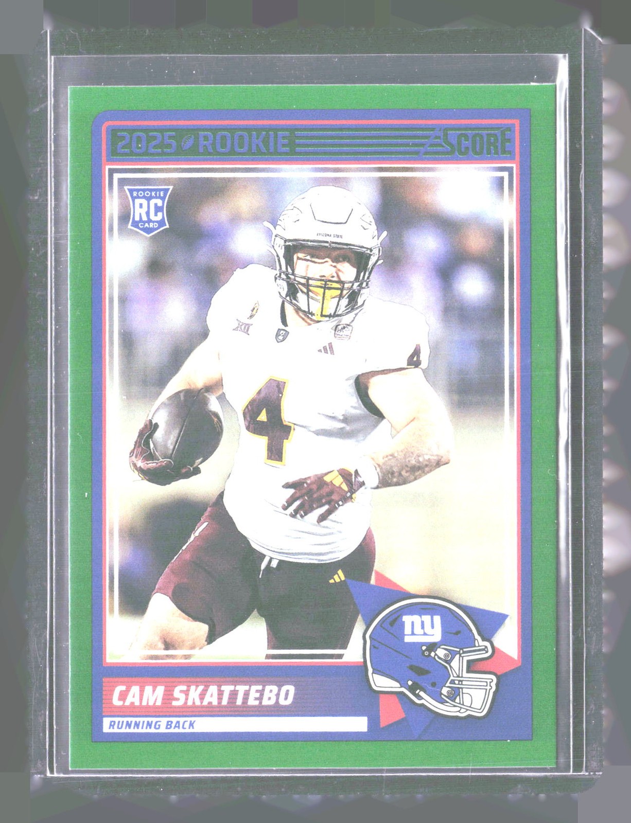 2025 Score #1 Cam Skattebo Green