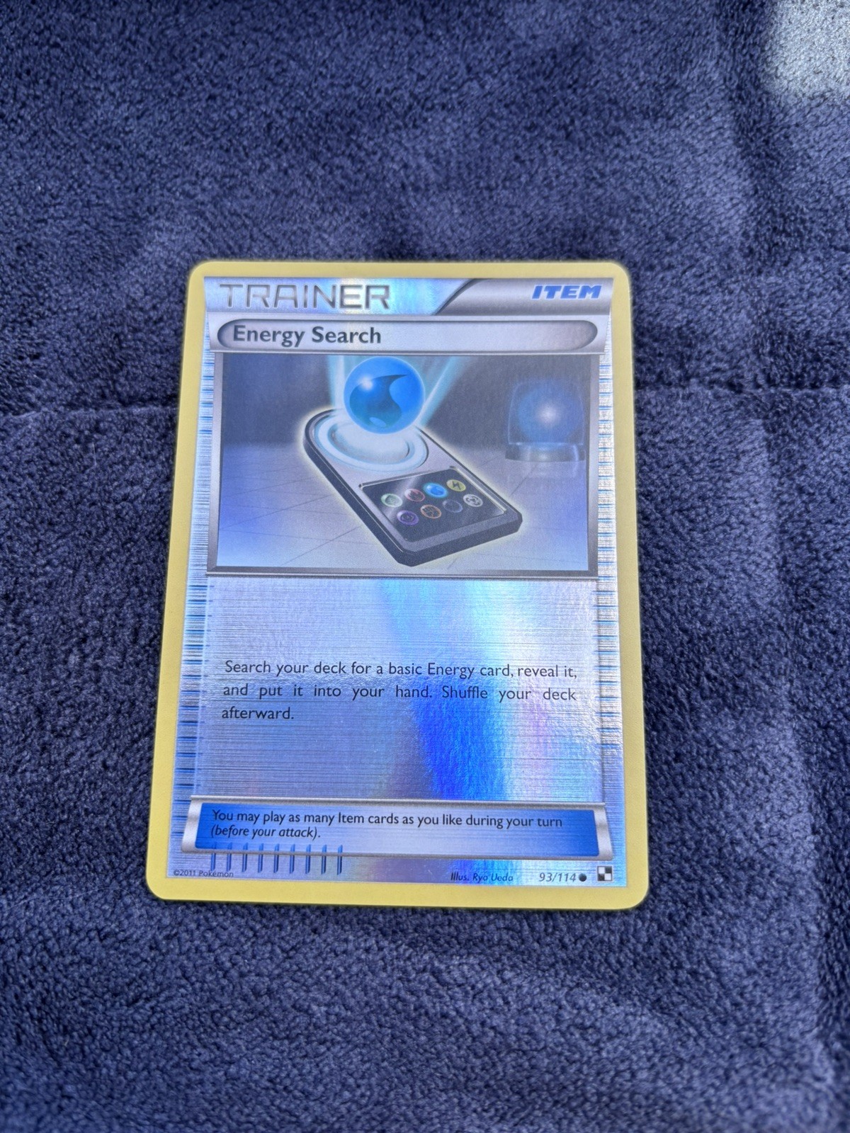 Pokemon TCG Black & White Reverse Holo Energy Search 93/114 NM