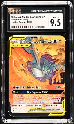 Moltres & Zapdos & Articuno-GX graded CGC 9.5 for sale on eBay