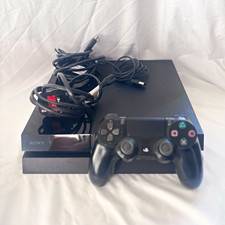 Sony PlayStation 4 PS4 500GB Console Black + DualShock 4 & Cables Region Free