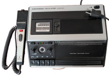 Grundig Stenorette 2200 , 100 % OK  , mini Kassette und Mikrofon aus 70  TOP.