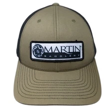 Martin Saddlery Patch Snapback Trucker Hat Green One Size Richardson